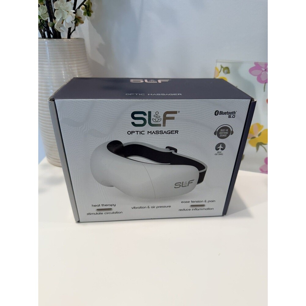 New SLF Optic Eye Massager, Bluetooth Wireless with Heat & Music Modes